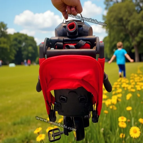 Vélo Poussette Tricycle compacte pliable avec Siege réversible
