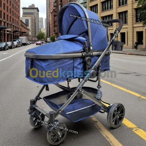 Poussette landau pour bébé 2en1 CubKids