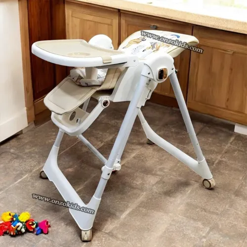 Chaise haute réglable pour bébé avec balançoire 2en1 - Mely