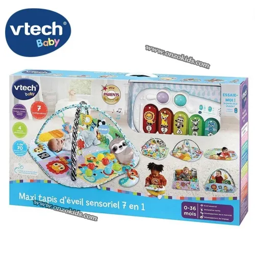 Maxi Tapis d'éveil Sensoriel 7en1 -Vtech