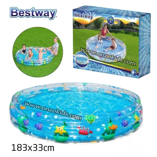 Piscine gonflable ronde 3 boudin