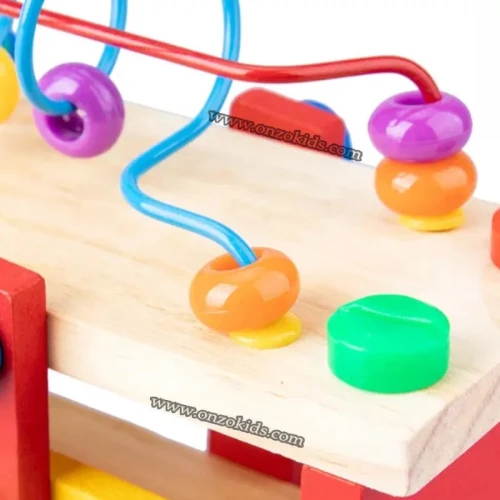 jeux éducatif  Voiture en bois colorée plusieurs modèles