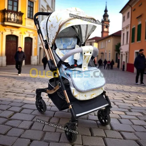 Poussette Rotative 360 -DGR- Réversible Compacte de luxe-vidalia