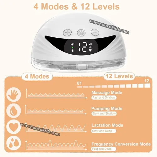 Tire Lait Portable Mains Libres MY-375 Double Pompe