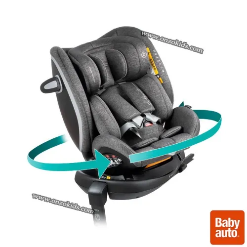 Siège Auto Pivotant Rotatif 360 DGR ISOFIX pour Bébé 0-36 kg Muugi - Baby Auto