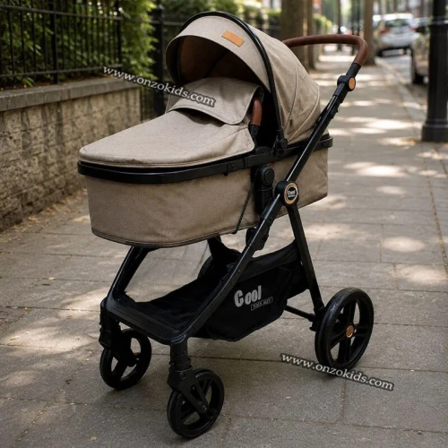 Poussette Landeau Réversible avec Sac pour Bébé