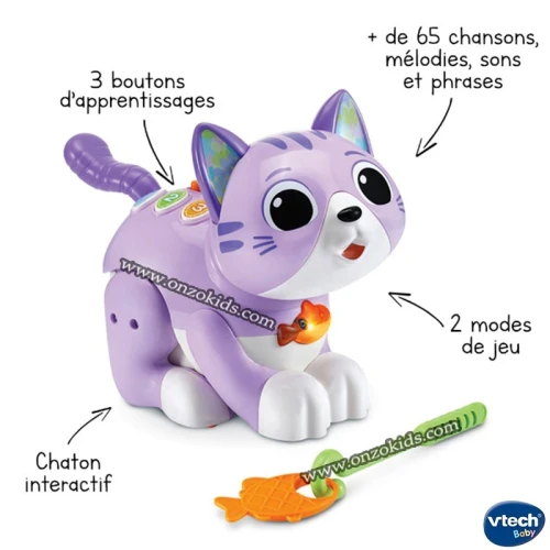 Jouet Mina, mon chat attrape poison pour enfant | Vtech