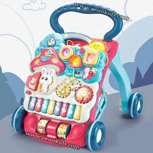 Trotteur marcheur pour bébé 2en1