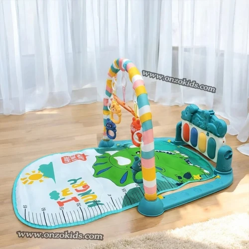 Tapis d'éveil avec piano et jouets pour bébé Dinosaure