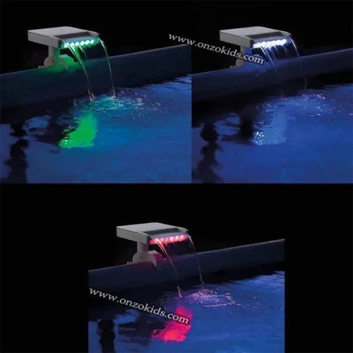 Fontaine à LED multicolore pour piscine Modèle Cascade-INTEX
