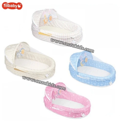 Lit bébé portable séparé avec berceau de voyage pour bébé | Tiibaby