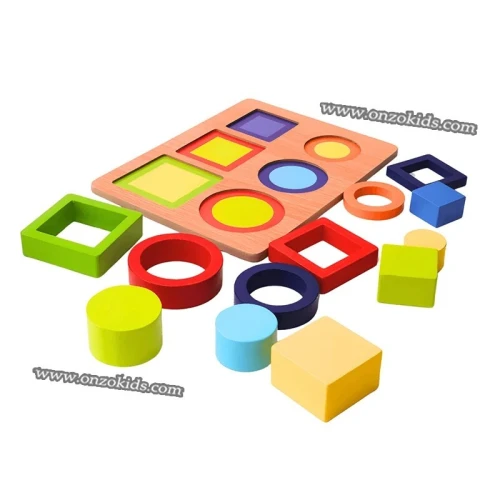 Blocs de construction de 6 formes pour les enfants