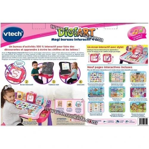 Magi bureau vtech interactif 4 en 1