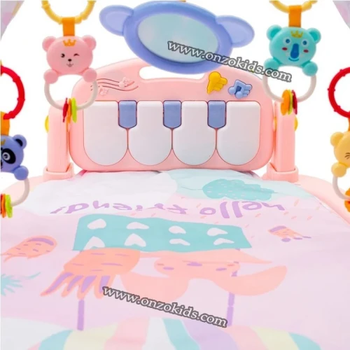 Tapis d'éveil et de gym avec piano pour Bébé