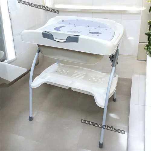 Baignoire, Table à langer 2en1 anatomique pour bébé ELIOS