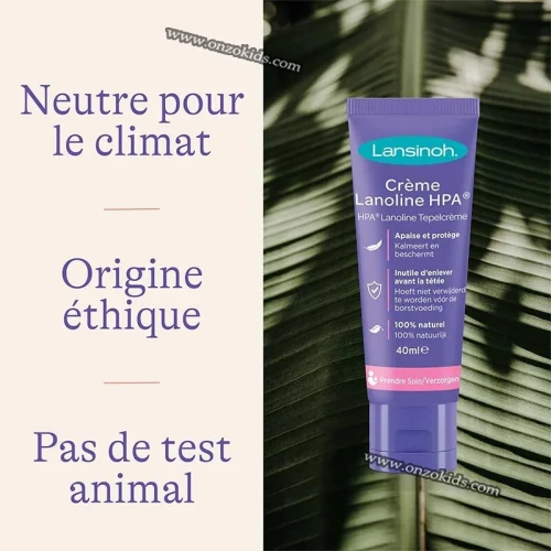 Crème Protectrice Pour Mamelon Lanoline HPA 40 ml - Lansinoh