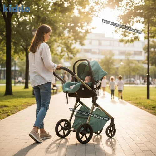 Poussette Landau de Luxe Réversible 4en1 - Kidilo