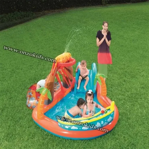 Piscine avec Toboggan 265x265x104 cm Bestway