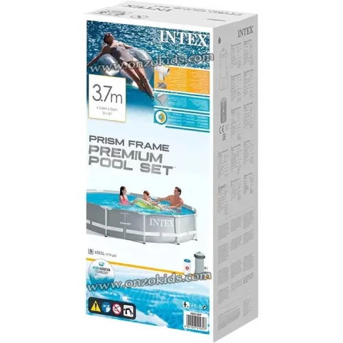 Piscine Prism Frame Ronde 366 x 76 cm avec pompe de filtration  Intex