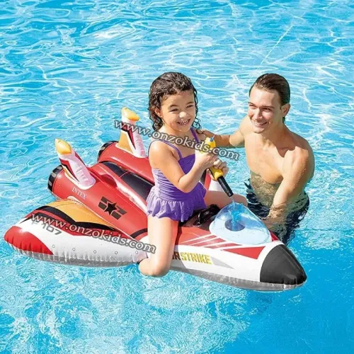 Avion Gonflable 117 x 117 cm avec Pistolet à Eau | Intex