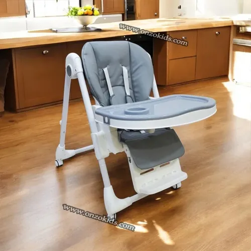 Chaise haute multipositions évolutive pour bébé