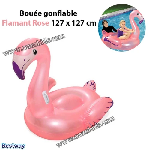 Bouée gonflable Flamant Rose 127 x 127 cm | Bestway