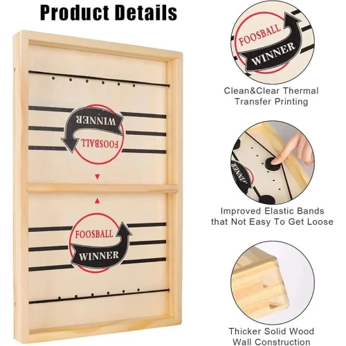 Table de Hockey Portable en Bois
