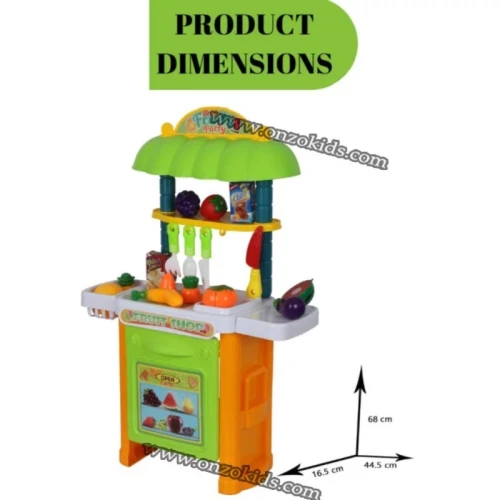 Ensemble de cuisine de jeu de fruits pour enfants 37 piéces avec accessoires