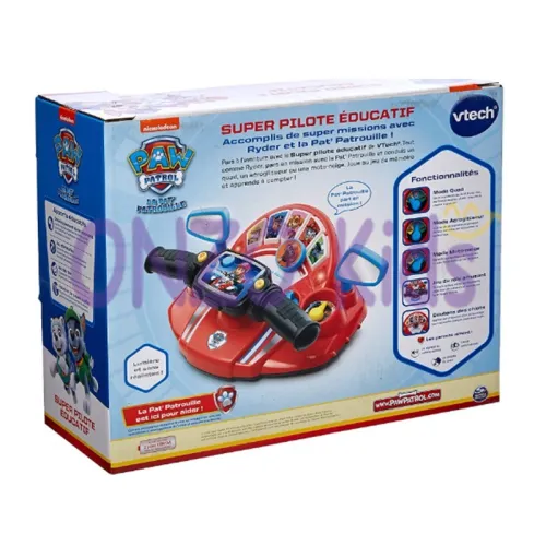 Jouet Pat Patrouille guidon Super Pilote intéractif pour enfant | VTech