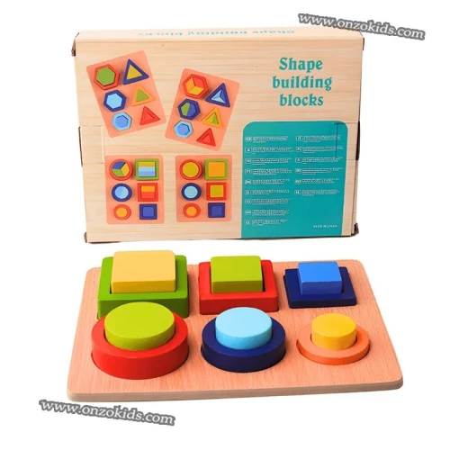 Blocs de construction de 6 formes pour les enfants