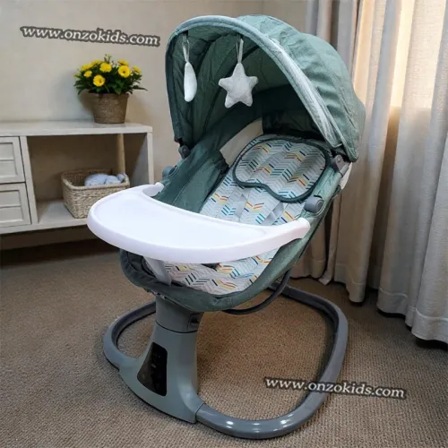 Balancelle électrique Pour Bébé Avec Bluetooth Et Télécommande