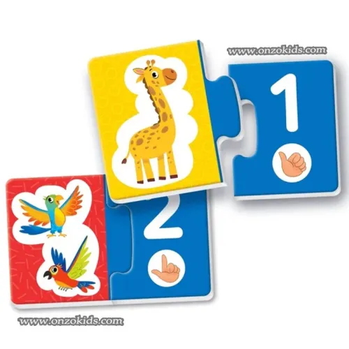 16 mini puzzles pour apprendre à compter - Clementoni