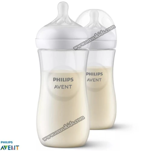 Biberon à Réponse Naturelle 330 ml pour bébé 3m+ - AVENT PHILIPS