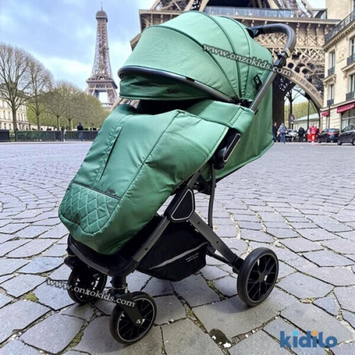 Poussette compacte valise Réversible avec Cache Pied de luxe - Kidilo