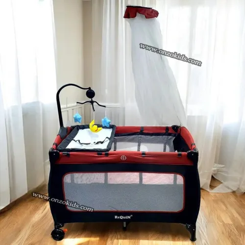 Lit Parc 2 Niveaux pour bébé - DUBOIS