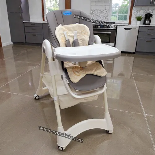 Chaise haute 3en1 multifonction pour bébé - Toran
