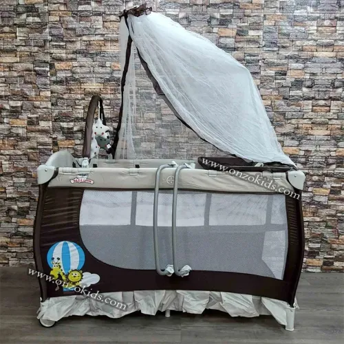 Lit parc avec balançoire et jouet pour bébé  Bébé Love