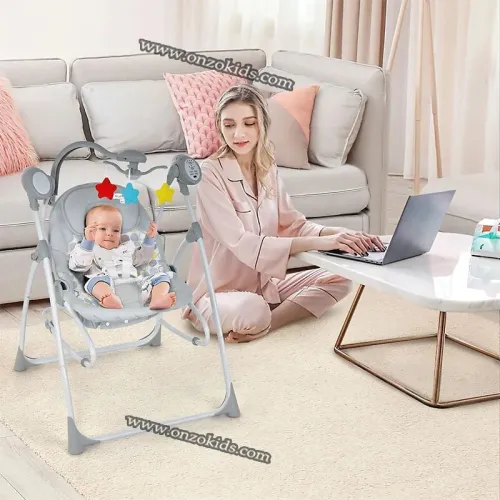 Balançoire télécommandée & Transat Relax 2en1 | Uboo Baby
