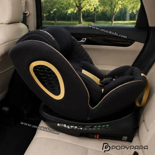 Siège Auto ISOFIX pivotant 360- Avec Bras De Fixation 0-36 kg - POPYPAPA