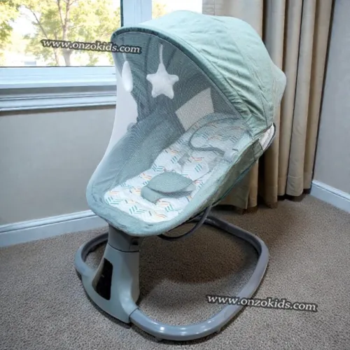 Balancelle électrique Pour Bébé Avec Bluetooth Et Télécommande