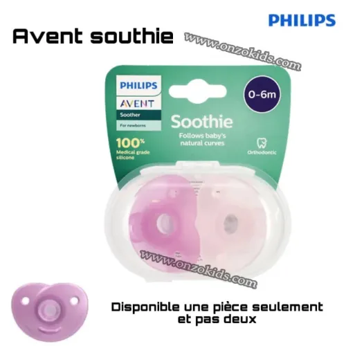 Pack 2 Sucettes Orthodontiques Soothie AVENT Philips