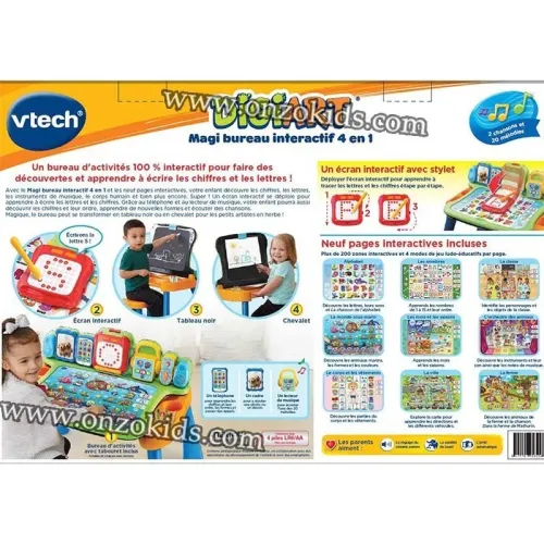 Magi bureau vtech interactif 4 en 1