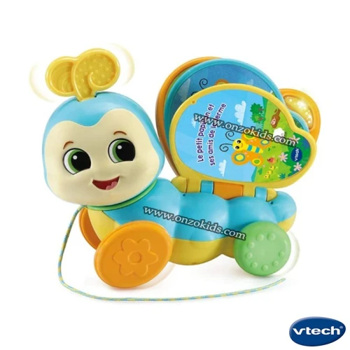 Rouli livre papillon 2 en 1 pour bébé | Vtech