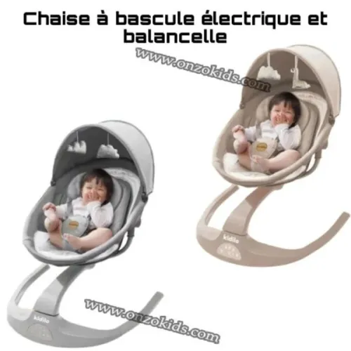 Balancelle électrique avec Bluetooth Rotation 360 Kidilo