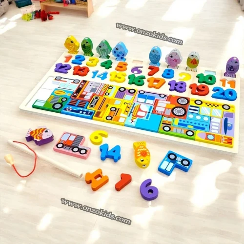 Puzzle de Cognition en bois pour enfant