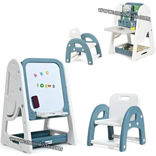 Super Bureau pour enfants avec planche à dessin 2en1