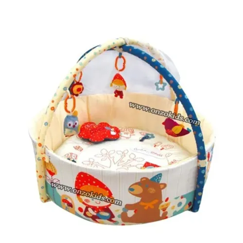 Tapis de piscine avec moustiquaire pour bébé | Qtot