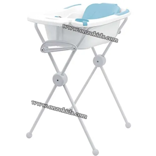 Baignoire bébé sur pied avec support et thermomètre – Olmitos