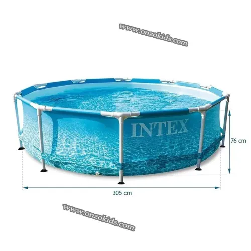 Piscine Métal Beachside 3.05 x 0.76 m- Intex