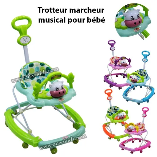 Trotteur marcheur musical pour bébé
